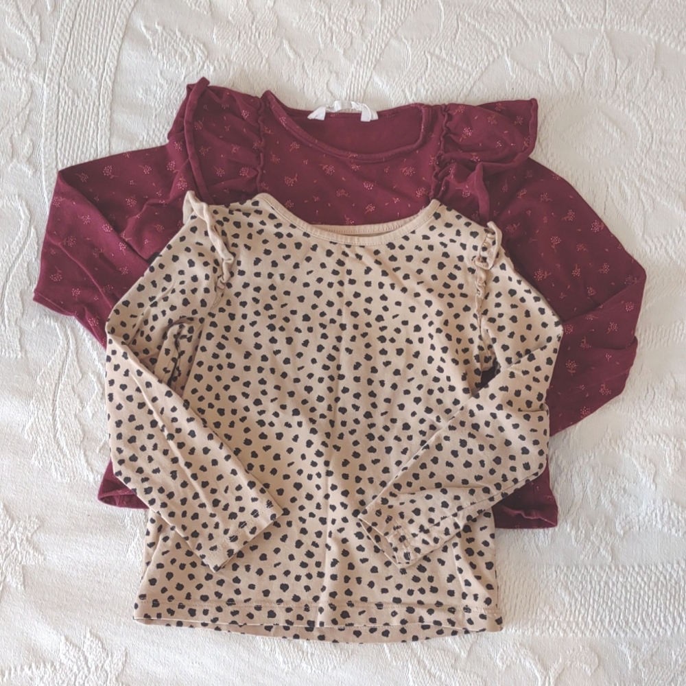 Two H&M Long Sleeve Tops